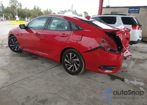 2017 Honda Civic Ex from USA, damaged, VIN 2HGFC2F75HH518857